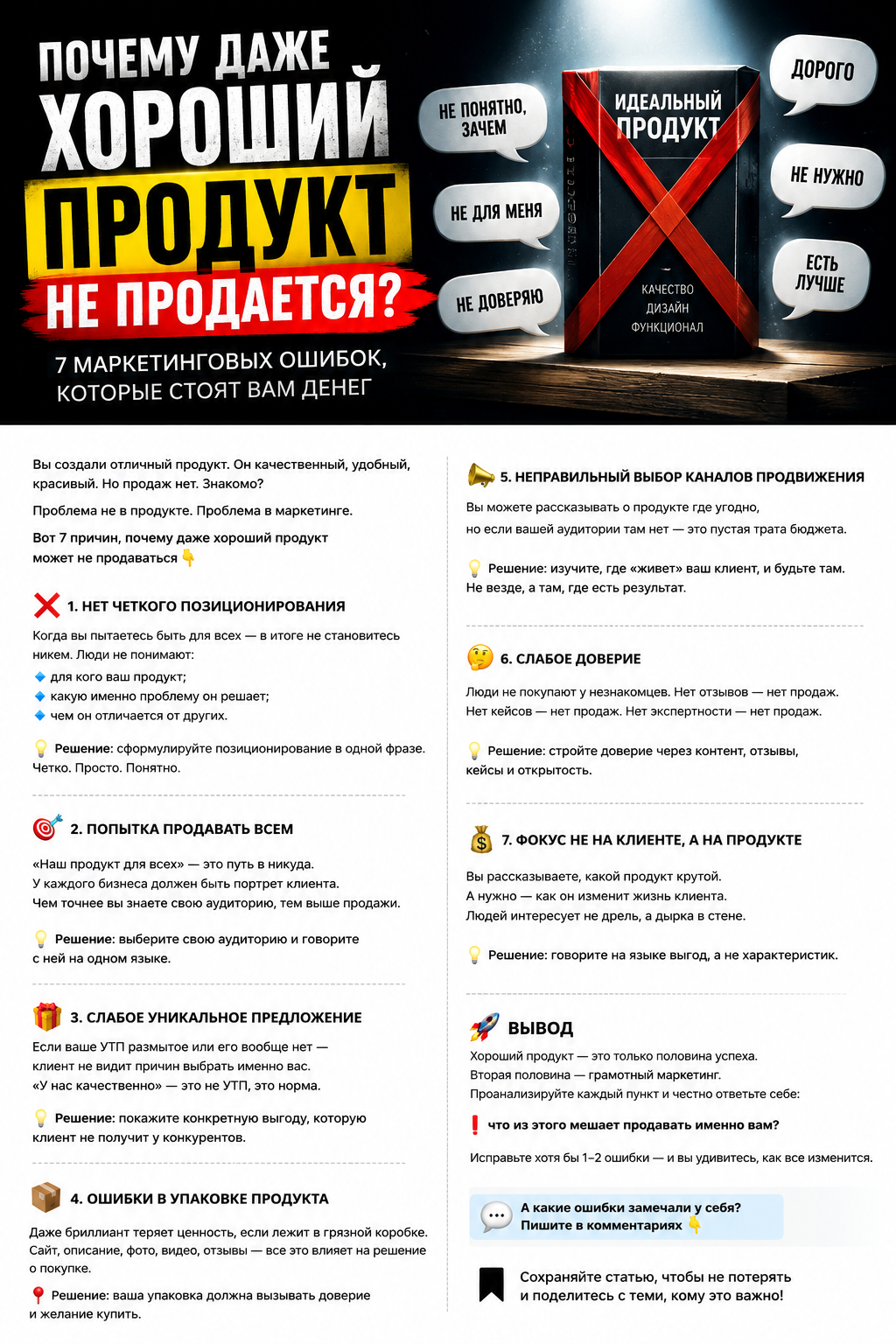 Пост и упаковка соцсетей — пример 1